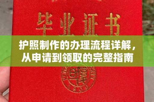 平顶山护照制作的办理流程详解，从申请到领取的完整指南